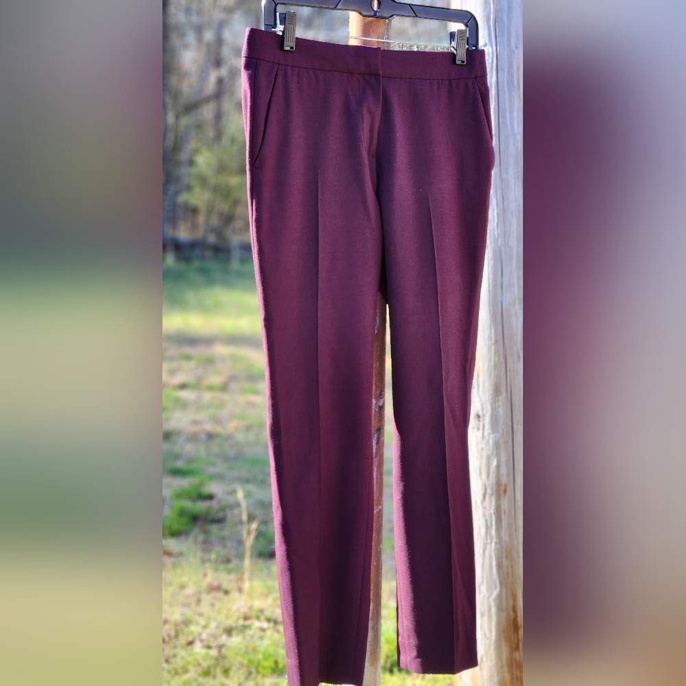 J. Crew Super 120's Paley Cropped  Pants 4